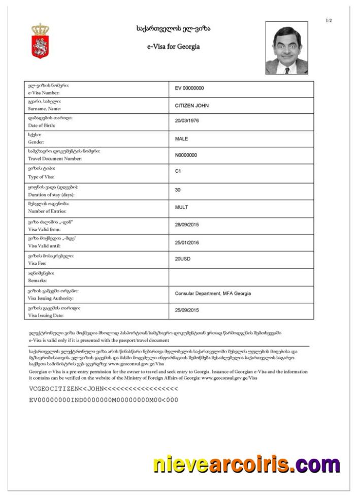 GEORGIA e-visa